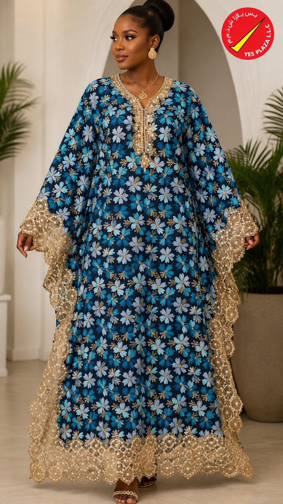 Exclusive Autriche Appliqué Brodé with Metallic Chemical Border Collection - Image 2