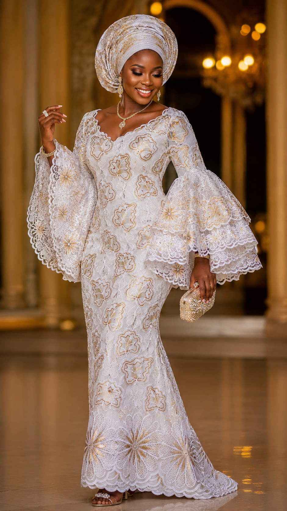 Exclusive Autriche Brode Fabric in Cameroon | Yes Plaza LLC Dubai - Image 3
