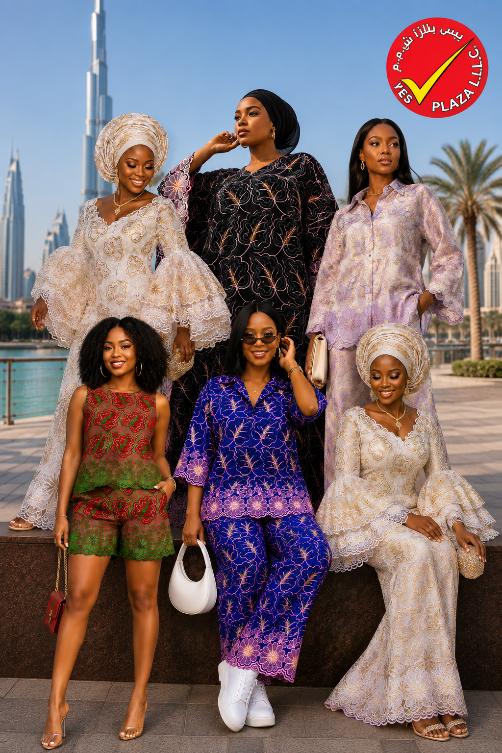 Exclusive Autriche Brode Fabric in Cameroon | Yes Plaza LLC Dubai