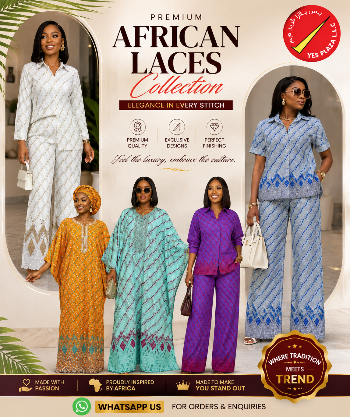 Exclusive Autriche Brodé Lace Collection for Lagos Fashion