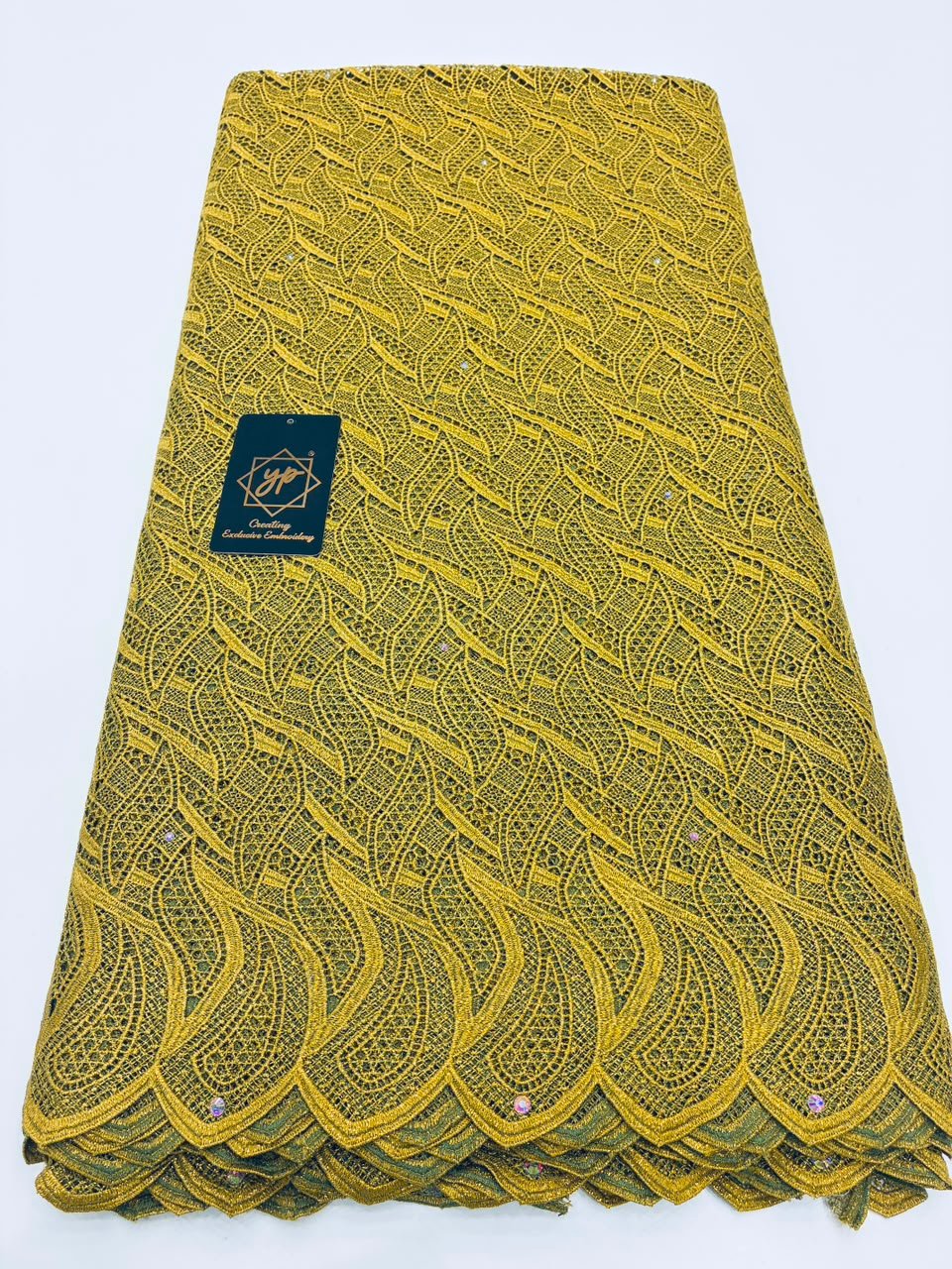 Exclusive Swiss Metallic Guipure Collection | Yes Plaza LLC Dubai - Image 3