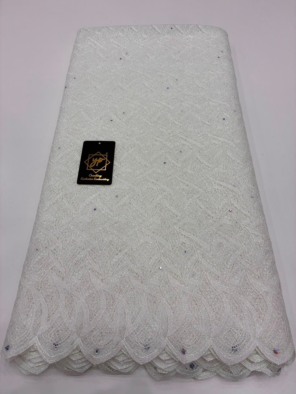 Exclusive Swiss Metallic Guipure Collection | Yes Plaza LLC Dubai - Image 2