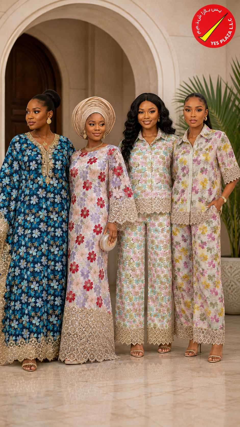 Exclusive Autriche Appliqué Brodé with Metallic Chemical Border Collection