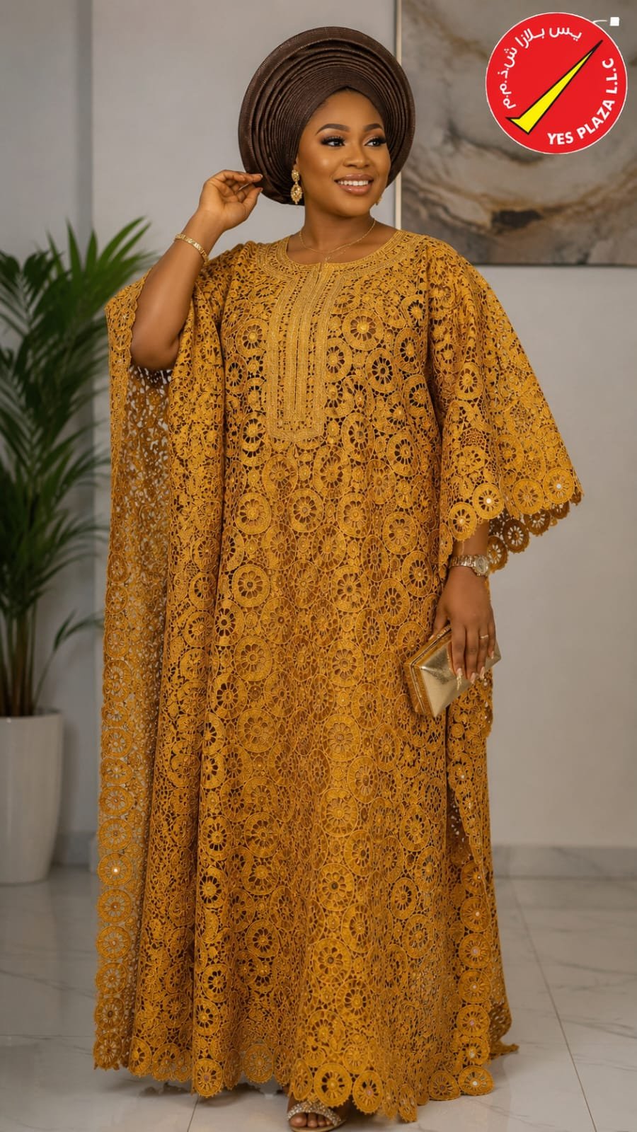 Swiss Metallic Guipure Lace in Dubai | Luxury African Lace Collection