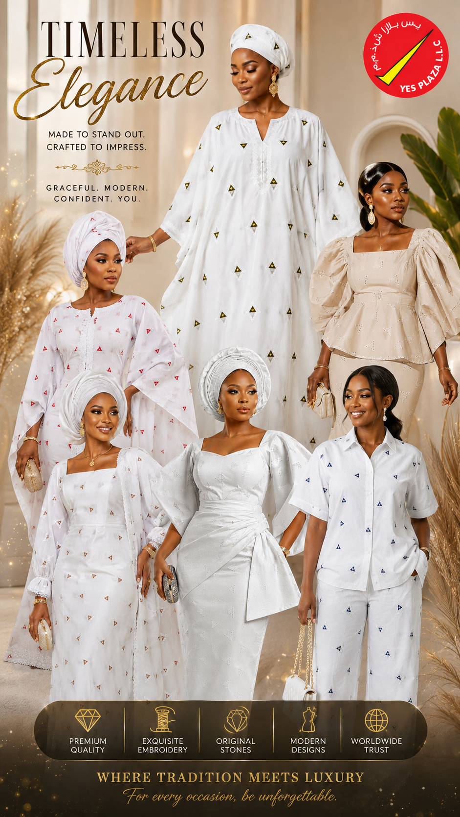 Swiss Polish Cotton Lace – Premium African Lace Collection in Dubai