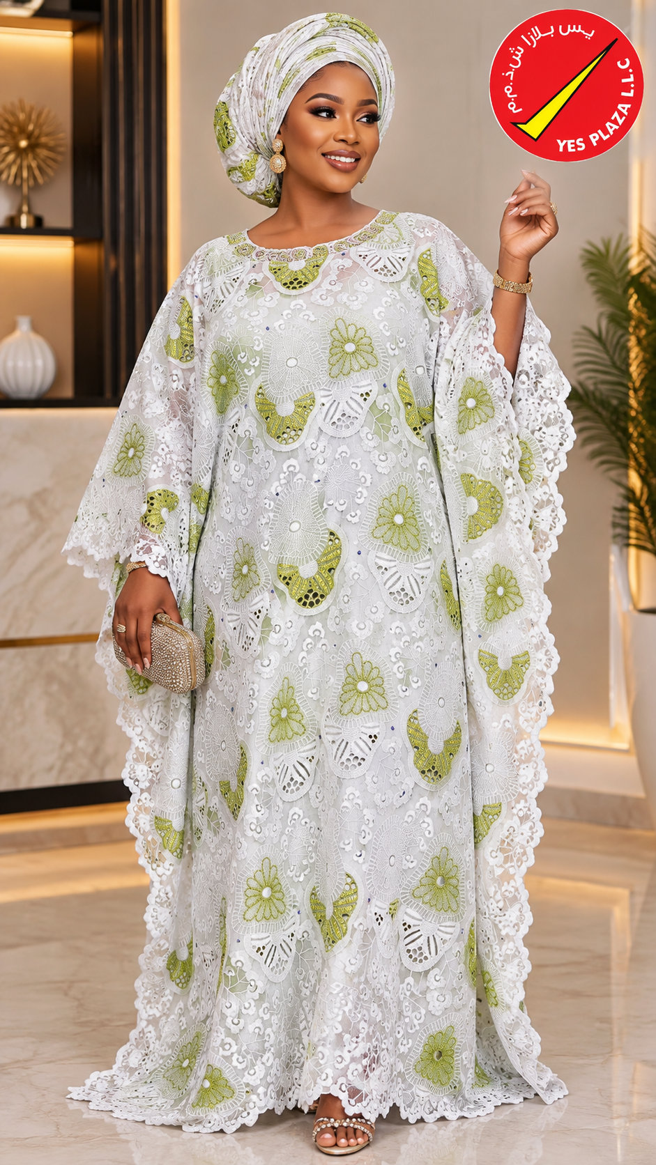 Exclusive Swiss Appliqué Window Brode for Douala, Cameroon - Image 4
