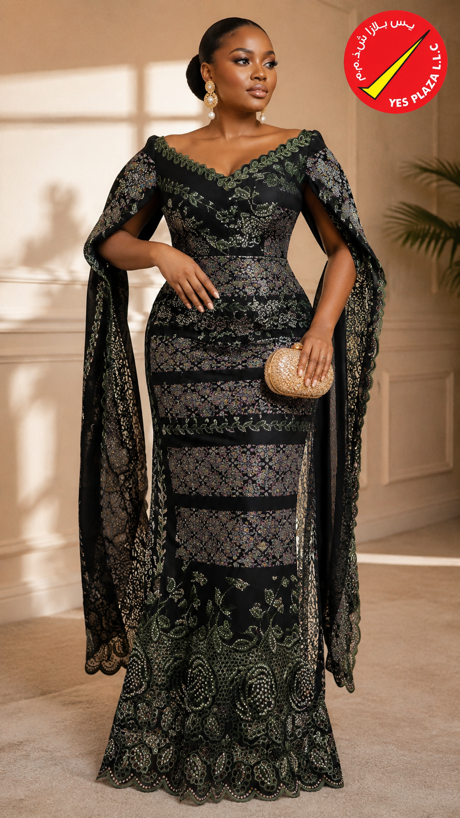 Exclusive Swiss Cotton Printed with Original Stones Collection in Cameroon - Image 2