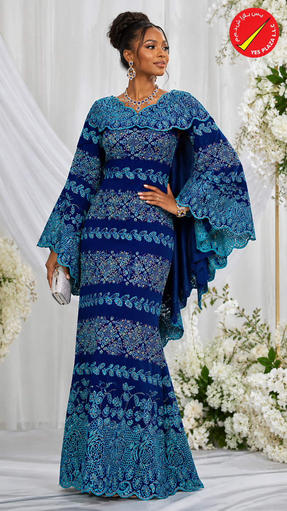Exclusive Swiss Cotton Printed with Original Stones Collection in Cameroon - Image 3