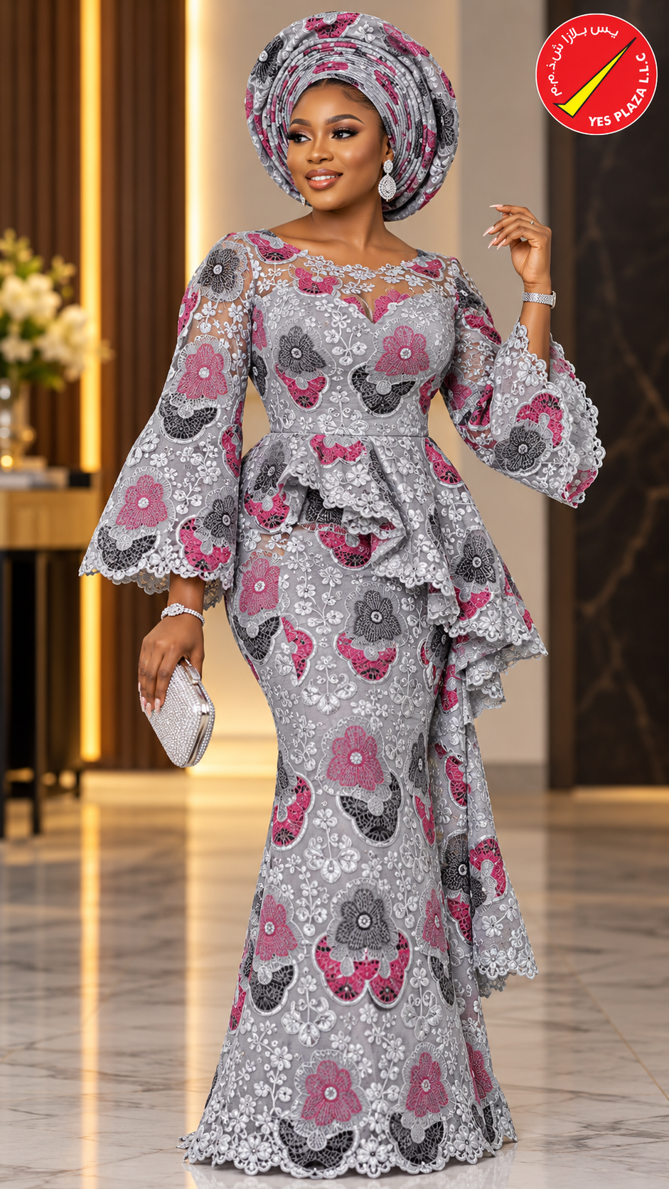 Exclusive Swiss Appliqué Window Brode for Douala, Cameroon - Image 6